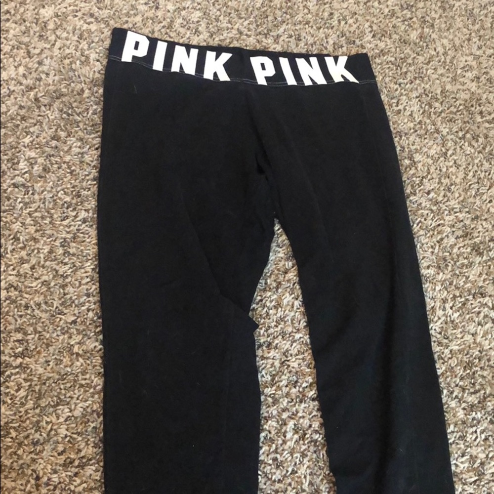PINK Loga Banded Yoga Pants